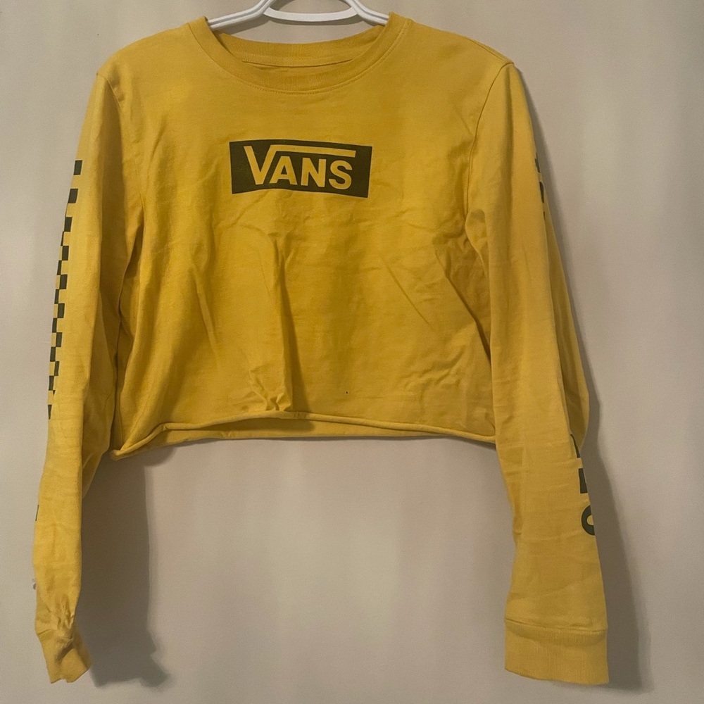 VANS - long sleeve crop top